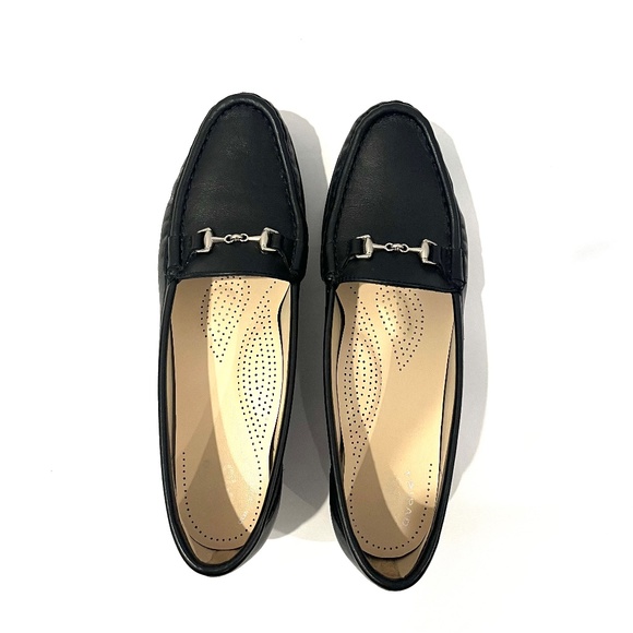 SAS Black Leather Loafers - Picture 5 of 7